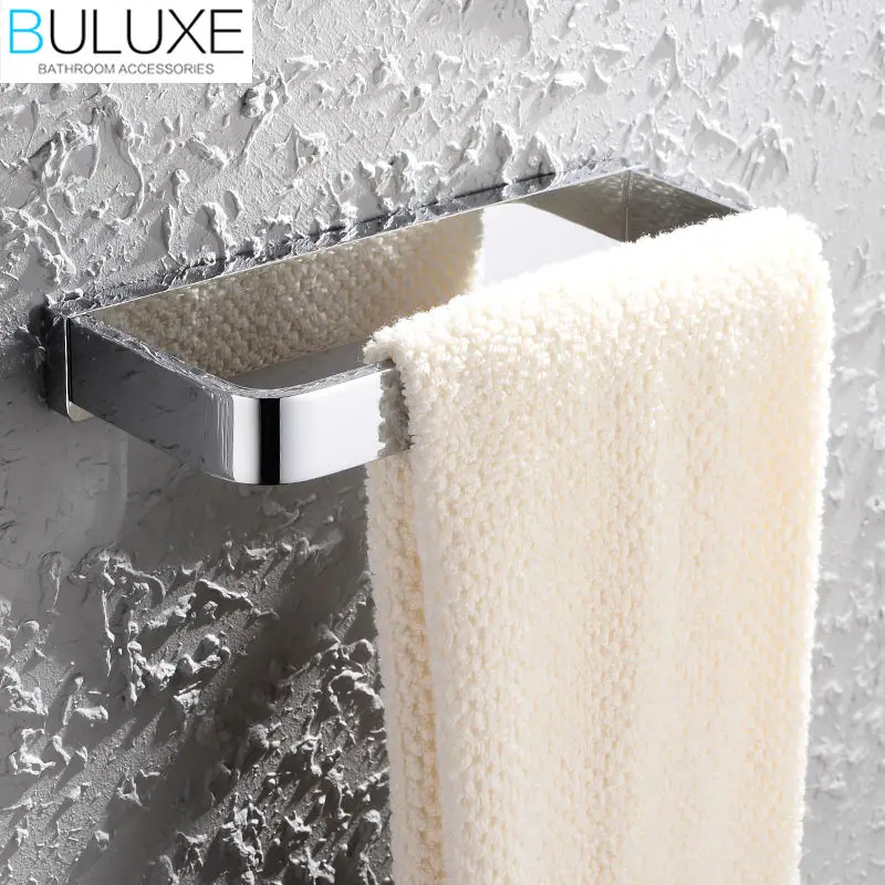 BULUXE Solid Brass Bathroom Accessories Towel Rack Holder Rings Chrome Finished Wall Mounted Bath Acessorios de banheiro HP7701
BULUXE Solid Brass Bathroom Accessories Towel Rack Holder Rings Chrome Finished Wall Mounted Bath Acessorios de banheiro HP7701