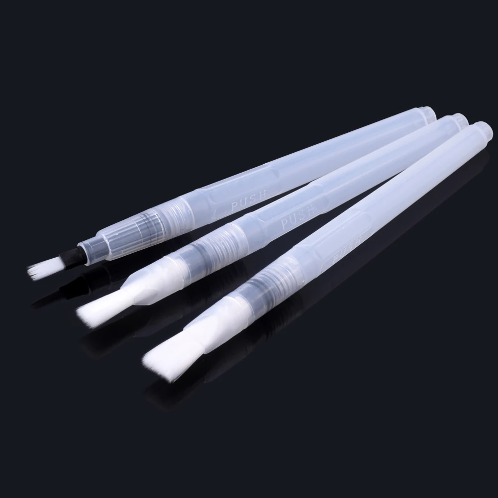 1pc S/M/L Refillable Flat Tip Water Brush Pen Assorted Tips for Watercolors Pen for Calligraphy Drawing Art Painting Supplies
1pc S/M/L Refillable Flat Tip Water Brush Pen Assorted Tips for Watercolors Pen for Calligraphy Drawing Art Painting Supplies