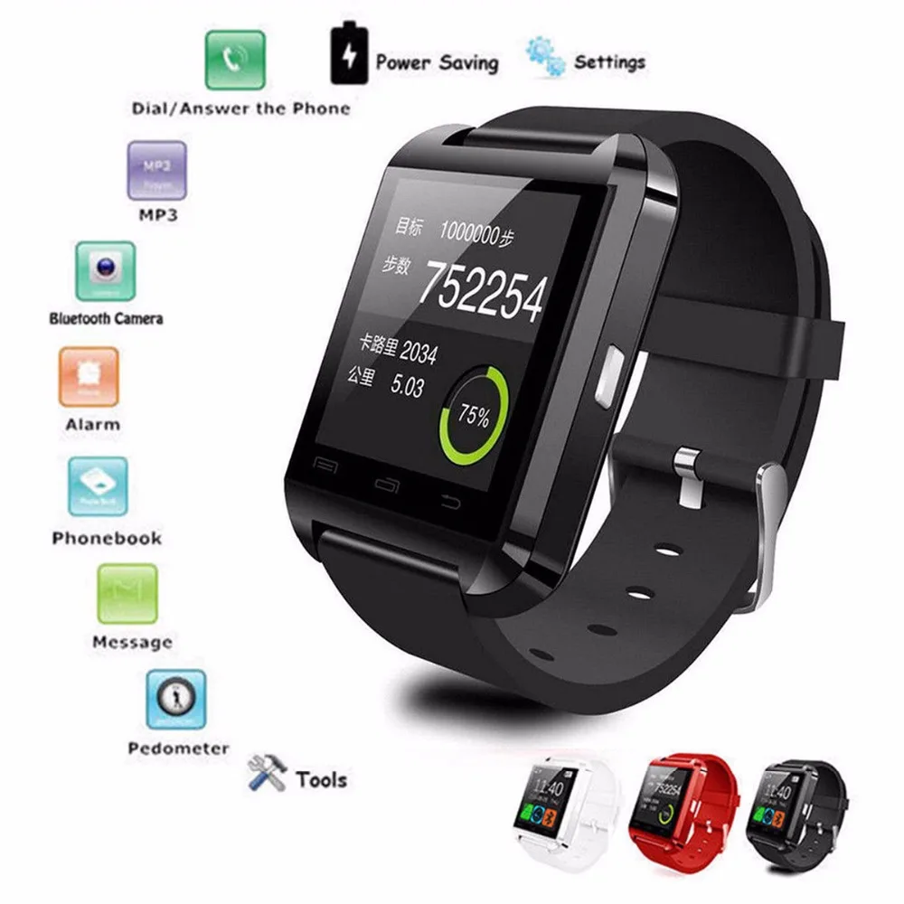Sport Bluetooth Watch Touch Screen Smart Wearable Bracelet Call Message Push for Samsung Xiaomi IOS Phone Support Multi-Language
Sport Bluetooth Watch Touch Screen Smart Wearable Bracelet Call Message Push for Samsung Xiaomi IOS Phone Support Multi-Language