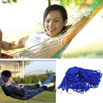 Indoor Outdoor Swing Thicken Nylon Fabric Hammock Mesh Net Hang Strong Rope For Travel Camping Beach
Indoor Outdoor Swing Thicken Nylon Fabric Hammock Mesh Net Hang Strong Rope For Travel Camping Beach