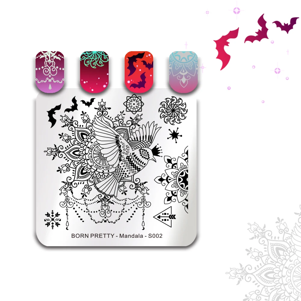 BORN PRETTY Floral Eagle Crown Design Stamping Plate for Nail Manicure Template Stencil Nail Art Beauty Tools Mandala S002
BORN PRETTY Floral Eagle Crown Design Stamping Plate for Nail Manicure Template Stencil Nail Art Beauty Tools Mandala S002