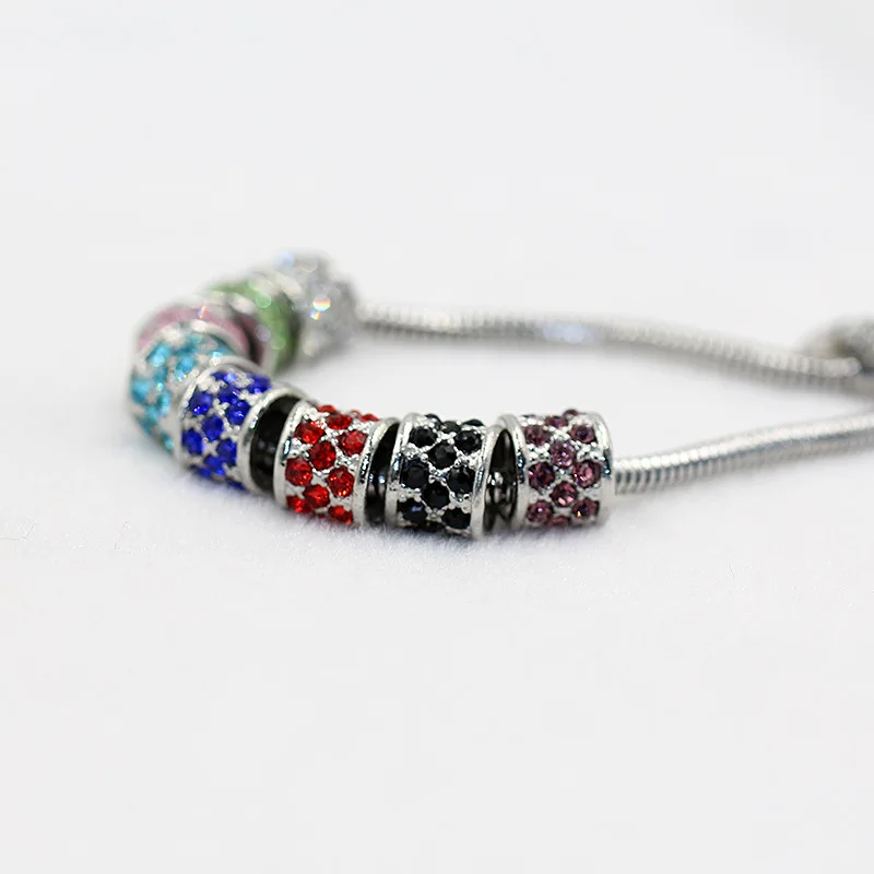 Full of crystal jewelry accessories manufacturers selling DIY alloy drill straight pipe large hole Bead Bracelet all-match H164
Full of crystal jewelry accessories manufacturers selling DIY alloy drill straight pipe large hole Bead Bracelet all-match H164