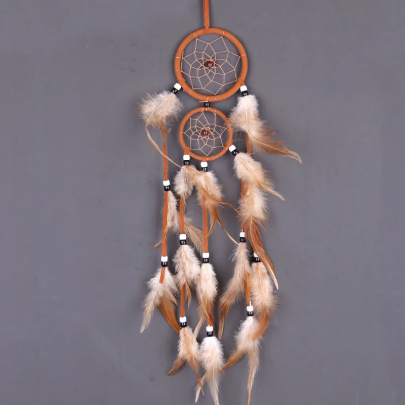 Vintage Home Decoration Retro Feather Dream Catcher Circular Feathers Wall Hanging Dream Catchers Decor For Car
Vintage Home Decoration Retro Feather Dream Catcher Circular Feathers Wall Hanging Dream Catchers Decor For Car