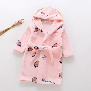 Autumn/winter Children's Bathrobe For Girls Flannel Clothes Kids Baby Boy Pajamas Coral Fleece Robe Sleepwear Cute Nightgown
Autumn/winter Children's Bathrobe For Girls Flannel Clothes Kids Baby Boy Pajamas Coral Fleece Robe Sleepwear Cute Nightgown