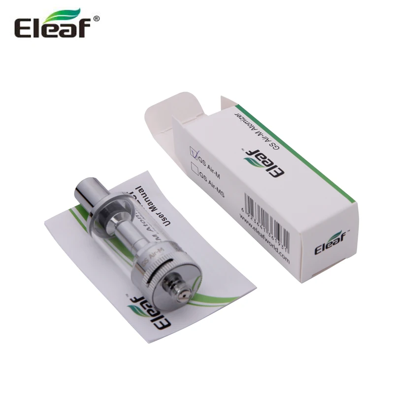 Original Eleaf GS Air-M Atomizer 4.0ml GS Air Mega Pyrex Clearomizer Dual Coil Airflow Control GS Air M Atomizer in stock
Original Eleaf GS Air-M Atomizer 4.0ml GS Air Mega Pyrex Clearomizer Dual Coil Airflow Control GS Air M Atomizer in stock