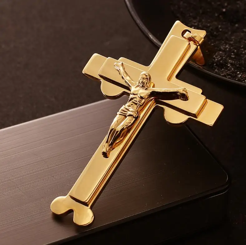 Stylish High Quality Multilayer Cross Christ Jesus Pendant Necklace For Men Women
Stylish High Quality Multilayer Cross Christ Jesus Pendant Necklace For Men Women