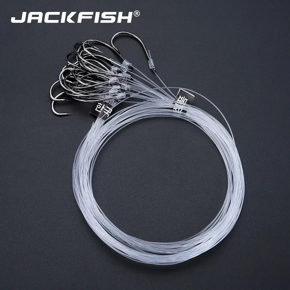 JACKFISH 28pcs/lot High Carbon Steel Fishing Hook with Fishing Line Barbed Hook Sea Fishing Hooks Carp fishing Tackle
JACKFISH 28pcs/lot High Carbon Steel Fishing Hook with Fishing Line Barbed Hook Sea Fishing Hooks Carp fishing Tackle