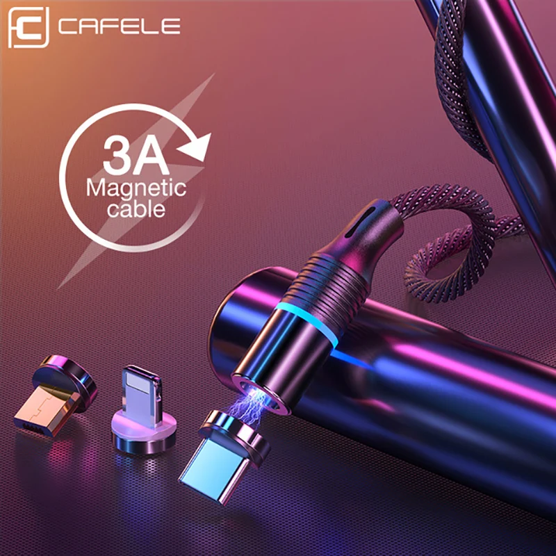 Cafele Magnetic Micro USB Cable For iPhone Samsung Type-c Charging Charge Magnet Charger Adapter USB Type C Mobile Phone Cables
Cafele Magnetic Micro USB Cable For iPhone Samsung Type-c Charging Charge Magnet Charger Adapter USB Type C Mobile Phone Cables