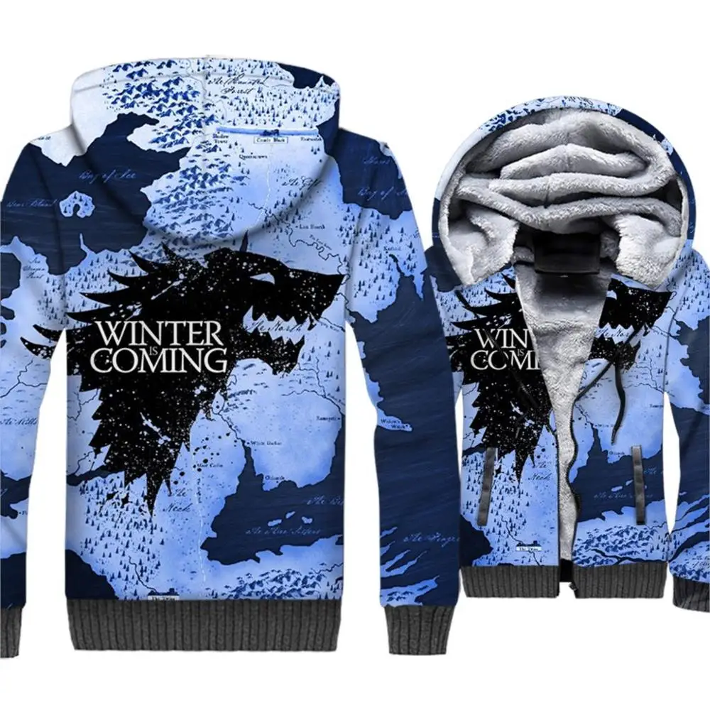 Game Of Thrones 3D Print Hoddies Men 2018 New Fashion Stark House Jackets Wolf Winter Is Coming Harajuku Men's Sweatshirts Hoody
Game Of Thrones 3D Print Hoddies Men 2018 New Fashion Stark House Jackets Wolf Winter Is Coming Harajuku Men's Sweatshirts Hoody