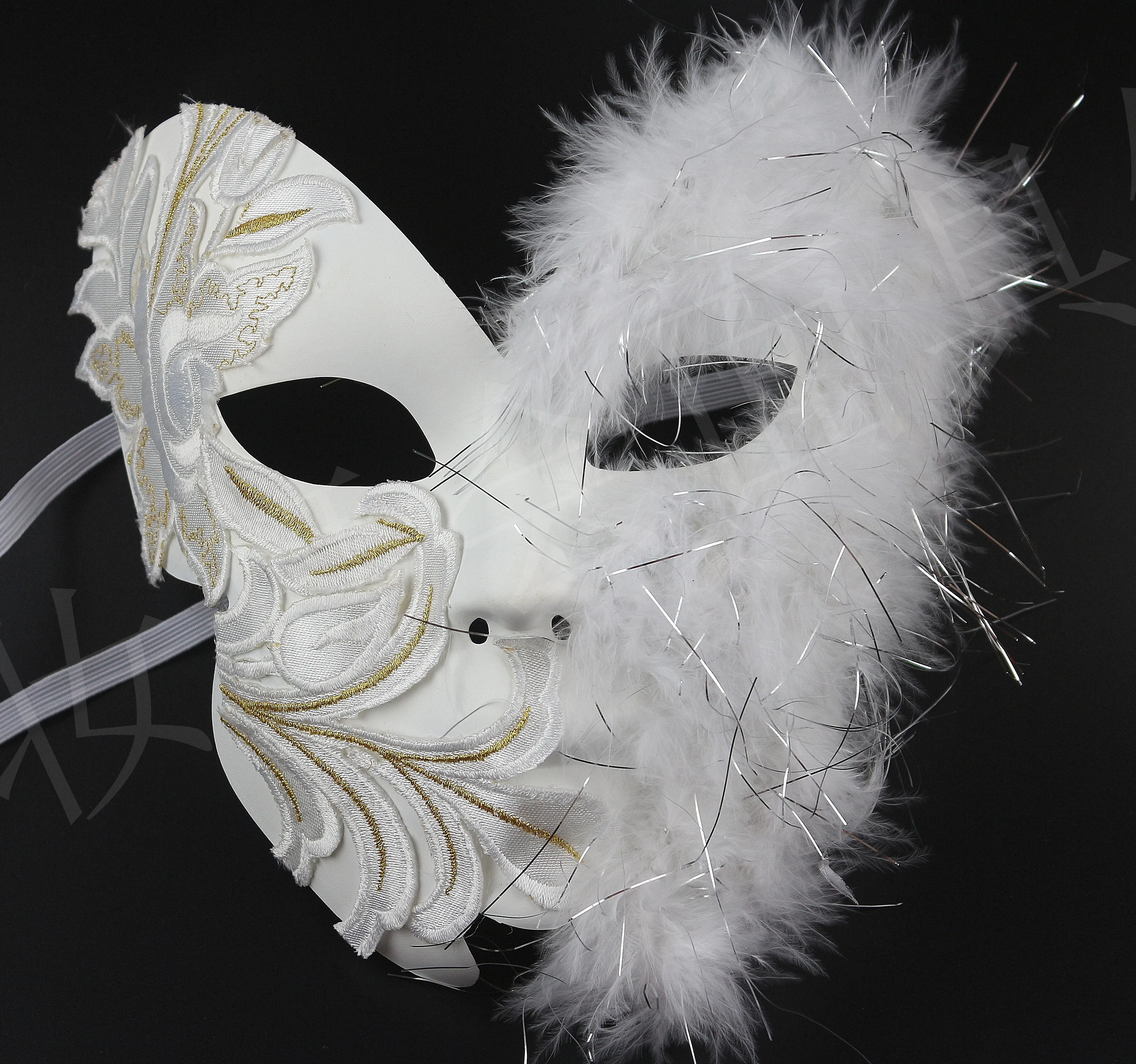 Venetian mask masquerade party props full face mask white mask feather mask lace mask
Venetian mask masquerade party props full face mask white mask feather mask lace mask