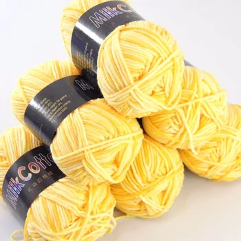 Sale 6ballsx50g Soft Cotton Baby Yarn New Hand-dyed Wool Socks Scarf Knitting Kraft yellow 2075-02-6
Sale 6ballsx50g Soft Cotton Baby Yarn New Hand-dyed Wool Socks Scarf Knitting Kraft yellow 2075-02-6