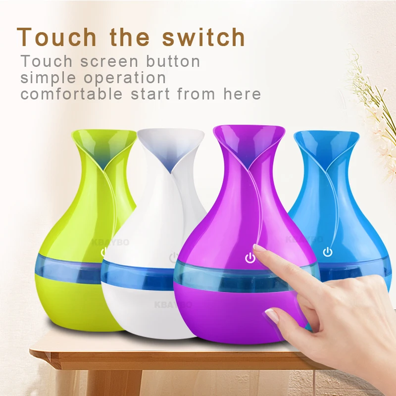 

KEBEIER multicolor aroma Essential Oil Diffuser 300ml USB Mini Ultrasonic Air Humidifier aromatherapy mist maker for home office