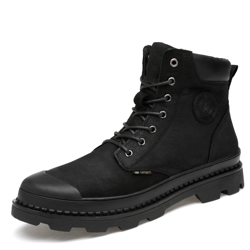 Men's High Top Fashion Sneakers Trend Comfortable Man Casual Shoes Outdoor Non-slip Breathabl Men Snow shoes plus velvet *9208
Men's High Top Fashion Sneakers Trend Comfortable Man Casual Shoes Outdoor Non-slip Breathabl Men Snow shoes plus velvet *9208
