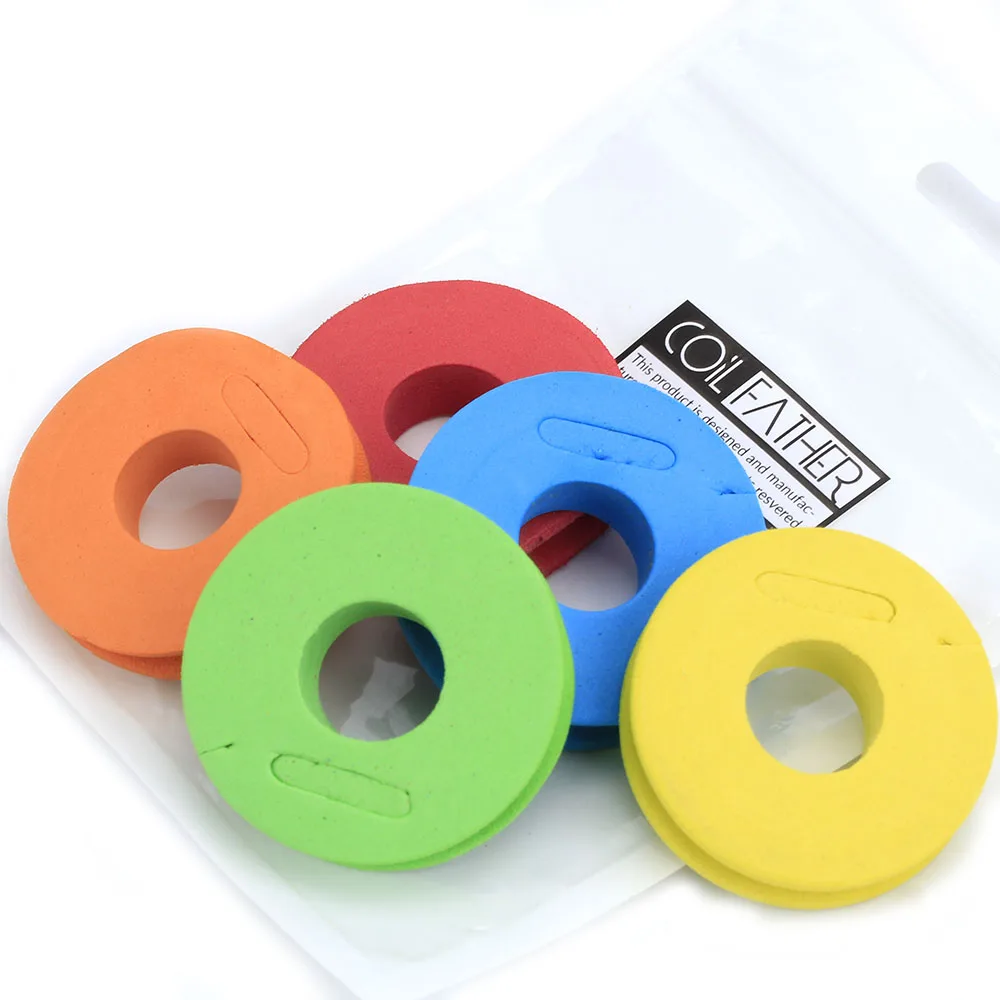 Coil Father 25pcs/lot Donut Wire Rolls Sponge Ring Fit SS316 UD NI80 Heat Coil For Doggy RTA Tank Electronic Cigarette Wire Vape
Coil Father 25pcs/lot Donut Wire Rolls Sponge Ring Fit SS316 UD NI80 Heat Coil For Doggy RTA Tank Electronic Cigarette Wire Vape