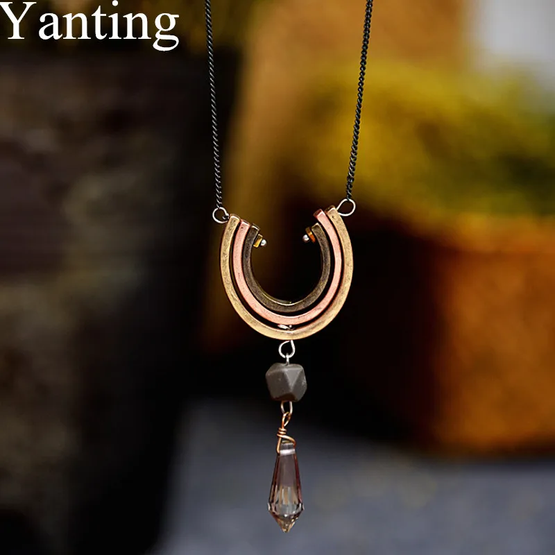 Yanting Vintage Alloy Long Chain Necklaces Water Drop Shape Stone Collar Necklace For Women Female Wholesale Sweater Chain 0115
Yanting Vintage Alloy Long Chain Necklaces Water Drop Shape Stone Collar Necklace For Women Female Wholesale Sweater Chain 0115