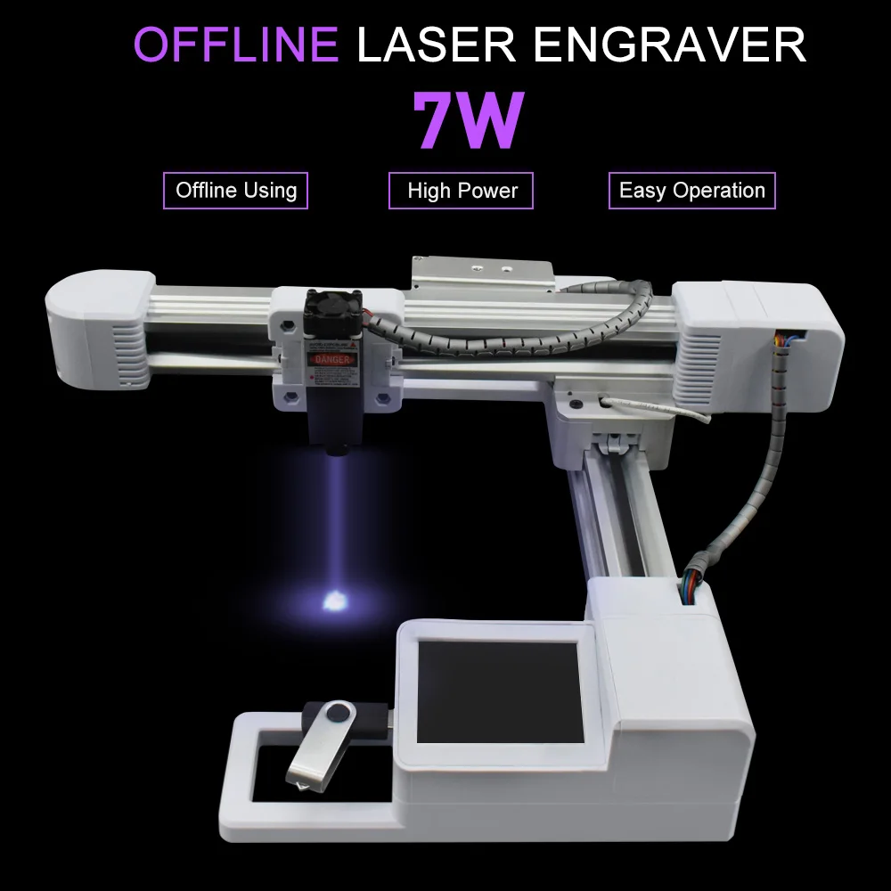 7000MW Wood Router OffLine Control Milling Machine CNC Engraving Machine 7W 3W Laser Engraving Machine Carving Wood Tools
7000MW Wood Router OffLine Control Milling Machine CNC Engraving Machine 7W 3W Laser Engraving Machine Carving Wood Tools