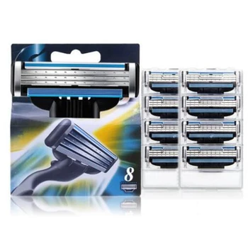 8pcs/pack Men's shaving razor blades for men shaving 3layers blade shaving Cassette for gillettee mache 3
8pcs/pack Men's shaving razor blades for men shaving 3layers blade shaving Cassette for gillettee mache 3