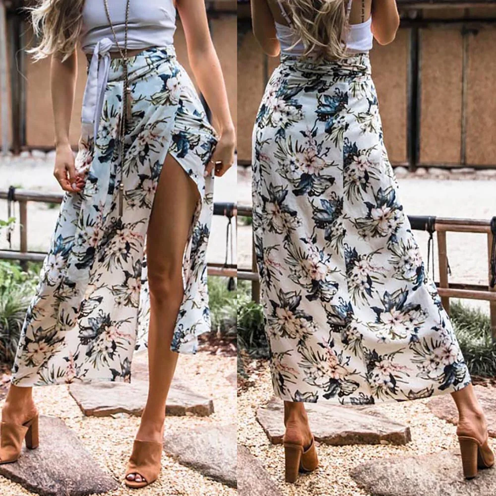 Swimwear Women Bohemian Printed Banded Skirt Cover Up Beach Woman Round Neck Sleeveless Beach Maxi DressPlaya #C
Swimwear Women Bohemian Printed Banded Skirt Cover Up Beach Woman Round Neck Sleeveless Beach Maxi DressPlaya #C