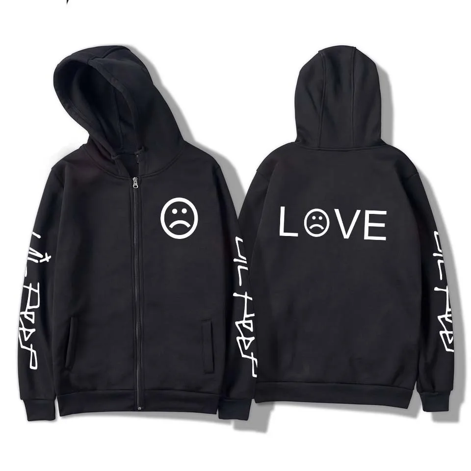 FASHION Lil Peep sad face LOVE printed Hoodies lil.peep men WOMEN Sweatshirts zipper Hooded jacket BOYS GIRLS funny hoodie xxs
FASHION Lil Peep sad face LOVE printed Hoodies lil.peep men WOMEN Sweatshirts zipper Hooded jacket BOYS GIRLS funny hoodie xxs