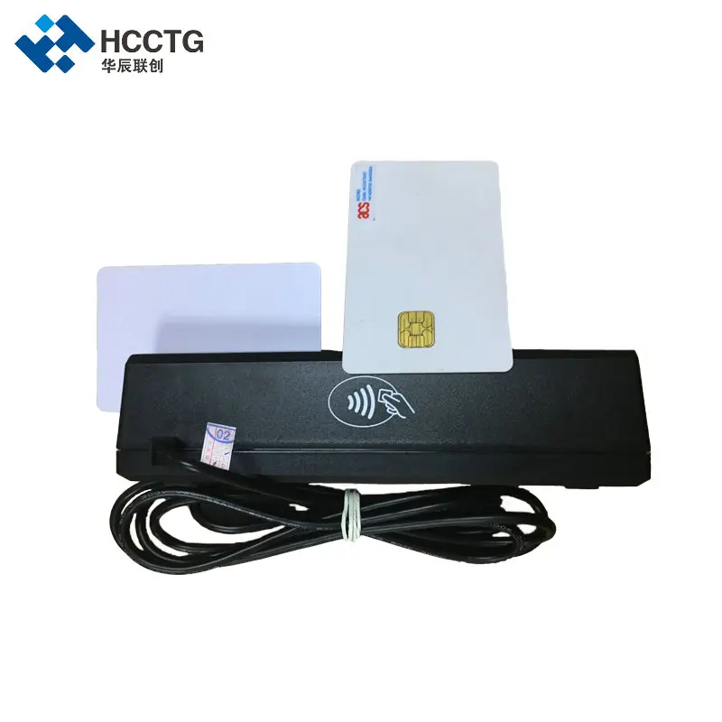 

Magnetic smart card reader& Write Support IC &NFC& Mifare& MSR &RFID& Psam card read All in one machine for bank System HCC80