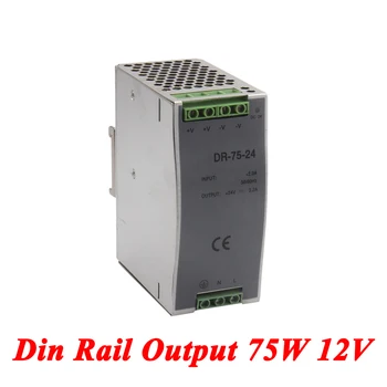 DR-75 Din Rail Power Supply 75W 12V 6.3A,Switching Power Supply AC 110v/220v Transformer To DC 12v,watt power supply
DR-75 Din Rail Power Supply 75W 12V 6.3A,Switching Power Supply AC 110v/220v Transformer To DC 12v,watt power supply