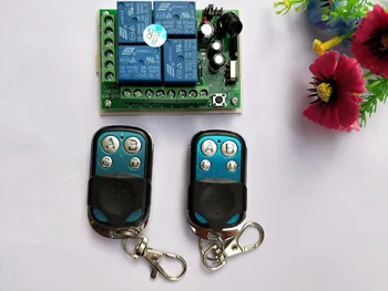 DC 12V 10A 4 channel RF Wireless Remote Control system 1 piece Receiver 2 piece waterproof Transmitter 315MHZ
DC 12V 10A 4 channel RF Wireless Remote Control system 1 piece Receiver 2 piece waterproof Transmitter 315MHZ