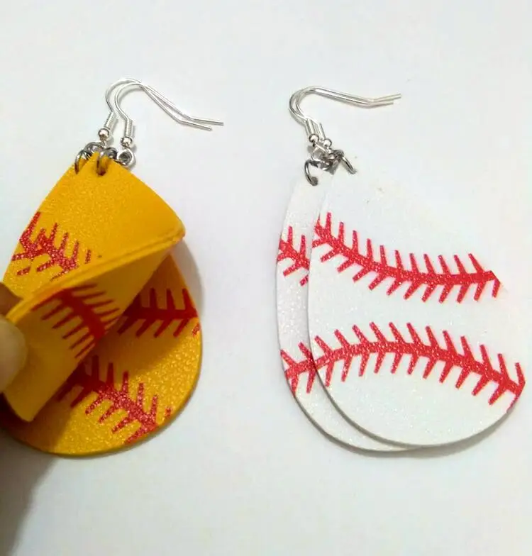 AKOLION 2019 Personalized Baseball Leather Earrings Women Sports YellowWhitt Softball Earrings Teardrop Earrings Fashion Jewelry
AKOLION 2019 Personalized Baseball Leather Earrings Women Sports YellowWhitt Softball Earrings Teardrop Earrings Fashion Jewelry