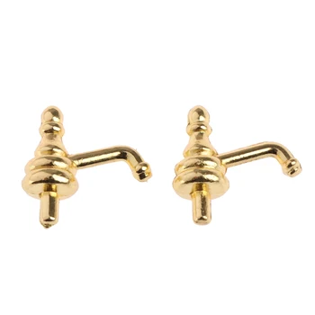 2PCS Metal Water Tap Dollhouse Miniature Faucet 1:12 MiniaturFaucet Dollhouse Bathroom Furniture Toy
2PCS Metal Water Tap Dollhouse Miniature Faucet 1:12 MiniaturFaucet Dollhouse Bathroom Furniture Toy