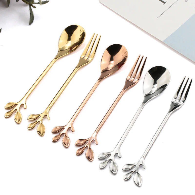 Mini Leaf Shape CoffeeSpoon Teaspoon Dessert Fruit Fork Reusable Dining Snack Cake Fork Cutlery Tableware For Home Kitchen Party
Mini Leaf Shape CoffeeSpoon Teaspoon Dessert Fruit Fork Reusable Dining Snack Cake Fork Cutlery Tableware For Home Kitchen Party