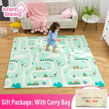Infant Shining Baby Play Mat Folding XPE Crawling Pad 180*200cm Home Portable Outdoor Folding Waterproof Puzzle Carprt Game Mat
Infant Shining Baby Play Mat Folding XPE Crawling Pad 180*200cm Home Portable Outdoor Folding Waterproof Puzzle Carprt Game Mat