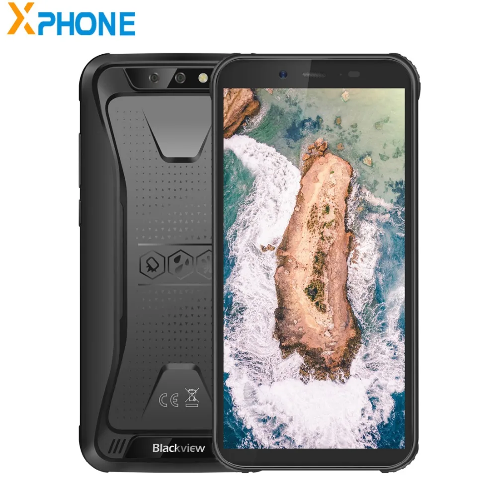 Смартфон Blackview BV5500 защищенный IP68 2 + 16 ГБ экран 5 дюйма 18:9 4400 мА · ч Android 8 1 3G |