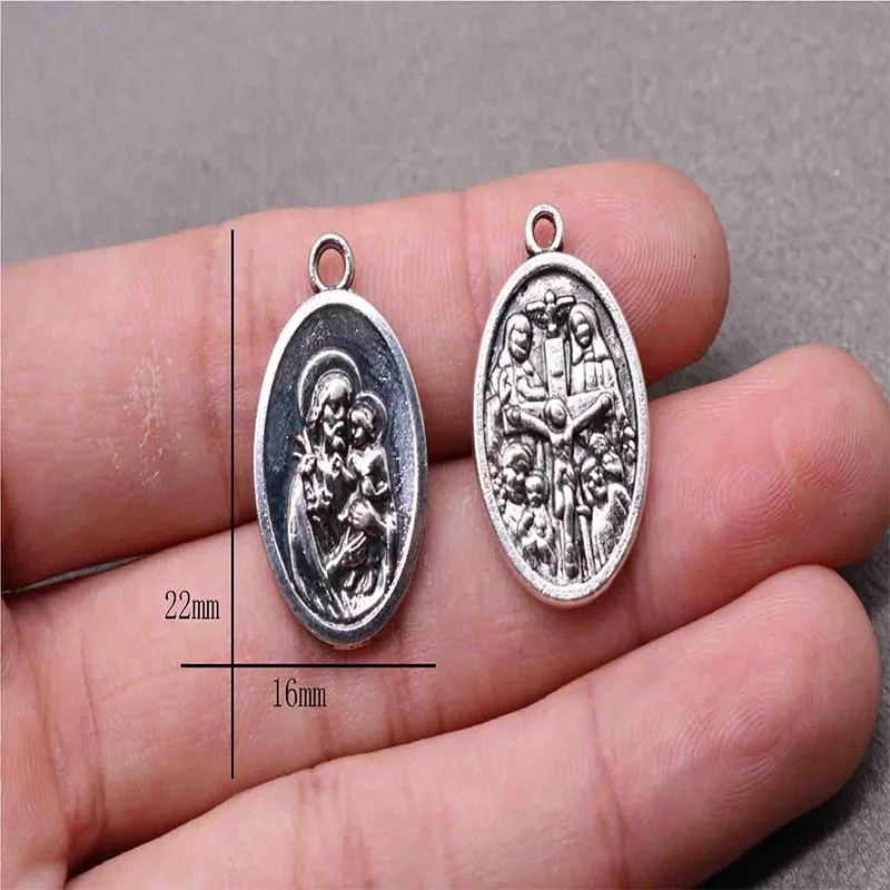 100 Pieces Religious Vintage Silver Jesus Cross Icon Small Medal, Jesus Cross Cross Medal Pendant Wholesale
100 Pieces Religious Vintage Silver Jesus Cross Icon Small Medal, Jesus Cross Cross Medal Pendant Wholesale
