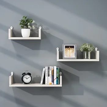 Wall shelf living room wall-mounted bookshelf wall-mounted non-perforated wall partition bedroom simple wall decoration shelf 
Wall shelf living room wall-mounted bookshelf wall-mounted non-perforated wall partition bedroom simple wall decoration shelf