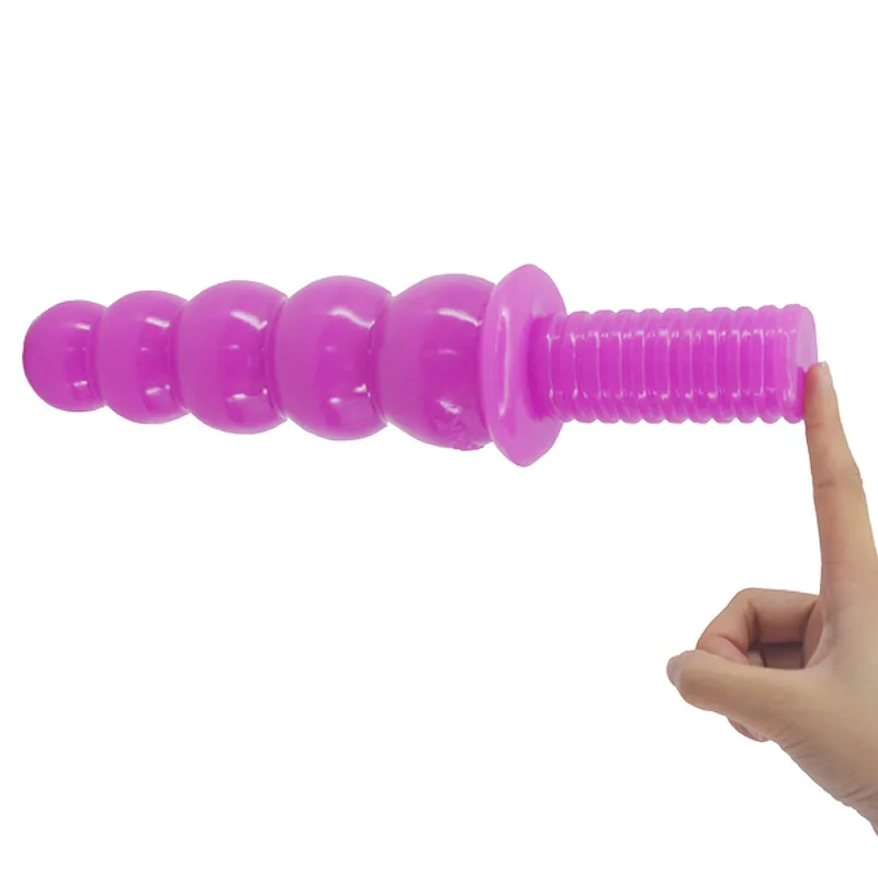 Anal Sex Toys Sexuales Anal Plugs Butt Plugs Huge Anal Dildo 30cm Long Butt Plug Beads with Handles Adult Toys 9