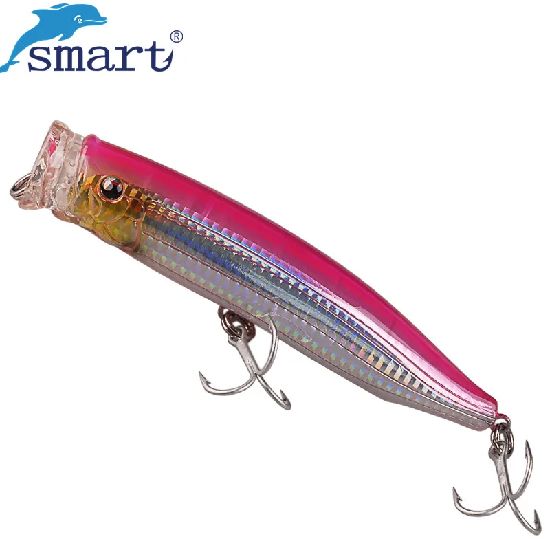 Smart Popper Bait 150mm/58g Fishing Lure Top Water Fly Fishing VMC Hooks Iscas Artificiais Para Pesca Leurre Souple Swimbait
Smart Popper Bait 150mm/58g Fishing Lure Top Water Fly Fishing VMC Hooks Iscas Artificiais Para Pesca Leurre Souple Swimbait