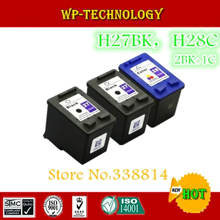 2BK+1C,3pieces Remanufactured ink cartridge suit for HP27 HP28,suit for HP Deskjet 3320,3325,3400, 3420,3425,3450,3520,3550 etc
2BK+1C,3pieces Remanufactured ink cartridge suit for HP27 HP28,suit for HP Deskjet 3320,3325,3400, 3420,3425,3450,3520,3550 etc