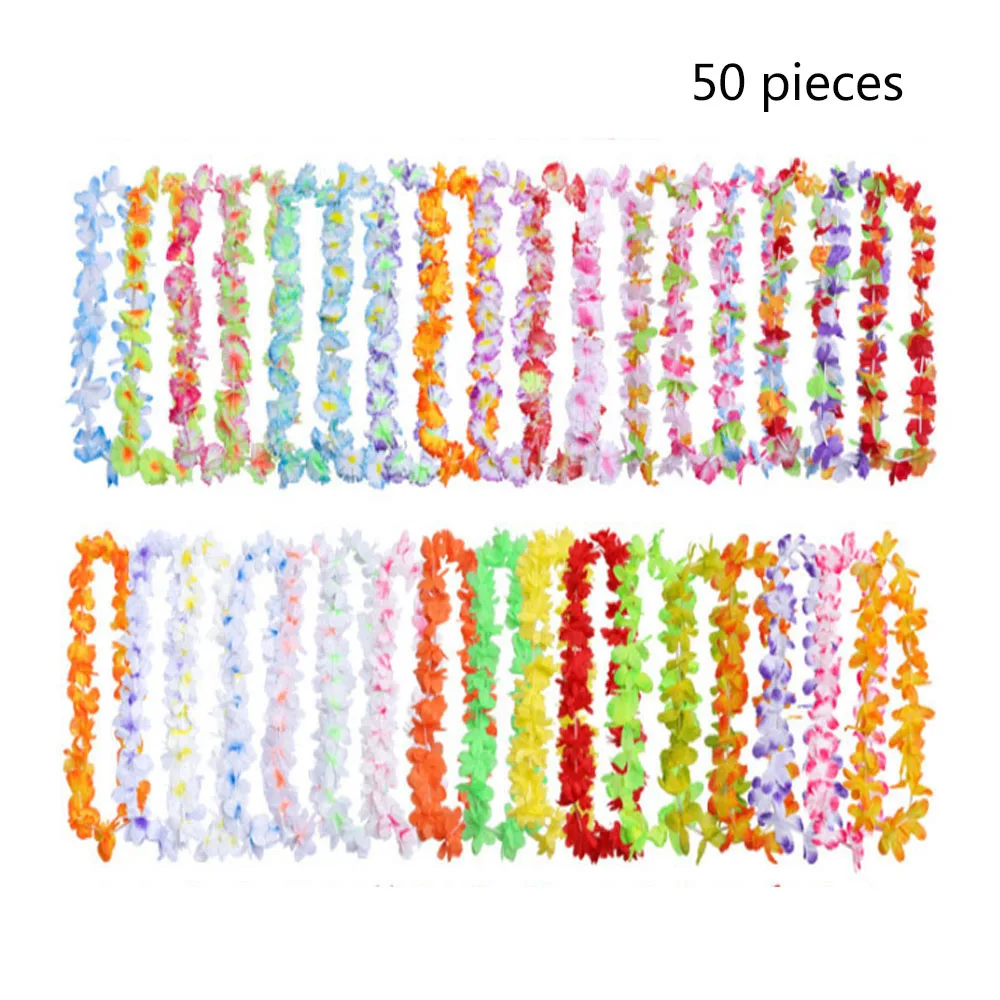 Hawaiian Tropical Luau Flower Lei Theme Party Favors Garland Necklace Artificial Beach Wreath Wedding Birthday Decoration
Hawaiian Tropical Luau Flower Lei Theme Party Favors Garland Necklace Artificial Beach Wreath Wedding Birthday Decoration