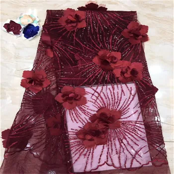 2019 High Quality French 3D Tulle Beaded African Lace Fabric Sequins Embroidered Nigerian Lace Fabrics For Wowen Dress(FJ-5-19
2019 High Quality French 3D Tulle Beaded African Lace Fabric Sequins Embroidered Nigerian Lace Fabrics For Wowen Dress(FJ-5-19