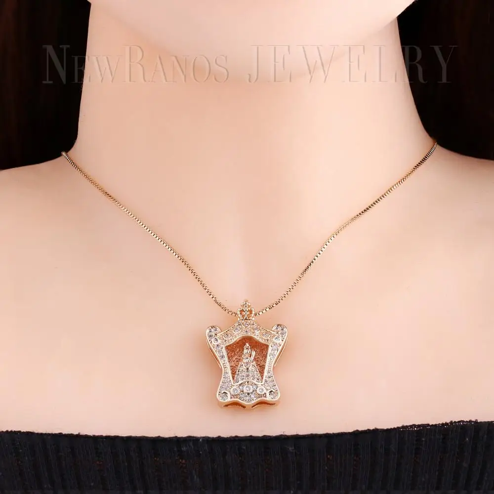 Luxury Women' s Jewelry Gold Color Crown Pendant Necklace Paved Zirconoias for Fashion Women Jewelry NWX003402
Luxury Women' s Jewelry Gold Color Crown Pendant Necklace Paved Zirconoias for Fashion Women Jewelry NWX003402