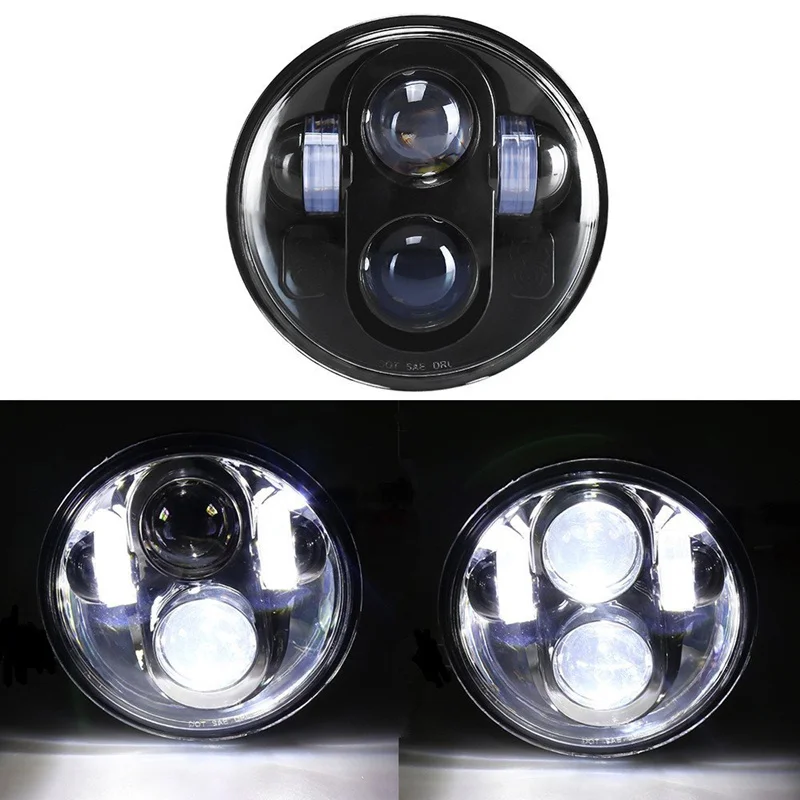 5-3/4 5.75 Inch Projector LED Headlight for Harley Davidson Softail Night Train Street 500 750 Forty Eight Motorcycles Headlamp
5-3/4 5.75 Inch Projector LED Headlight for Harley Davidson Softail Night Train Street 500 750 Forty Eight Motorcycles Headlamp