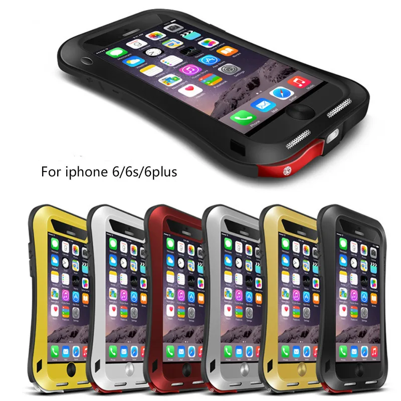 2018 Best Quality Small Waist Metal Armor Case For iPhone 6 6s Plus Aluminum Cover Water/Shock/Rain Proof Case For iPhone 6Plus
2018 Best Quality Small Waist Metal Armor Case For iPhone 6 6s Plus Aluminum Cover Water/Shock/Rain Proof Case For iPhone 6Plus