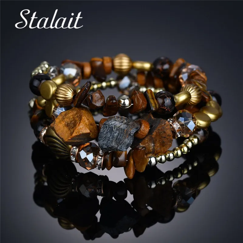 Bohemian Multilayer Resin Stone Beads Charm Bracelet & Bangles For Women Fashion Colorful Beaded Bracelet Jewelry Gifts New
Bohemian Multilayer Resin Stone Beads Charm Bracelet & Bangles For Women Fashion Colorful Beaded Bracelet Jewelry Gifts New
