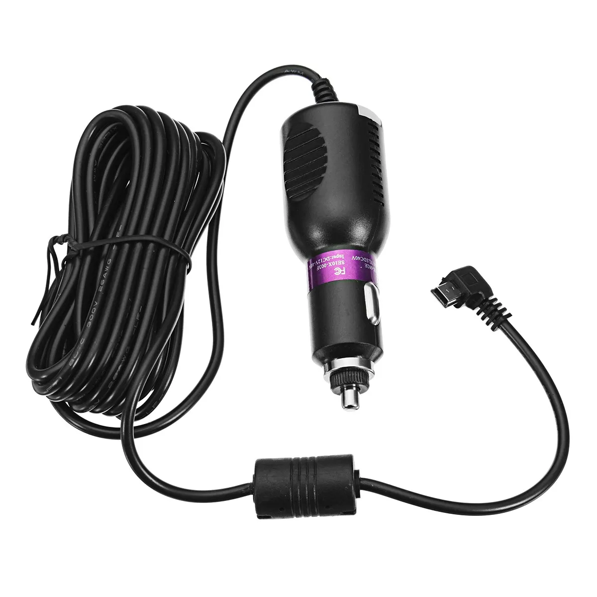 MINI USB Interface Car DVR Charger Adapter DC12-40V 1.5A Cable With Magnet Anti-Interference 3.5M For GPS Navigation
MINI USB Interface Car DVR Charger Adapter DC12-40V 1.5A Cable With Magnet Anti-Interference 3.5M For GPS Navigation