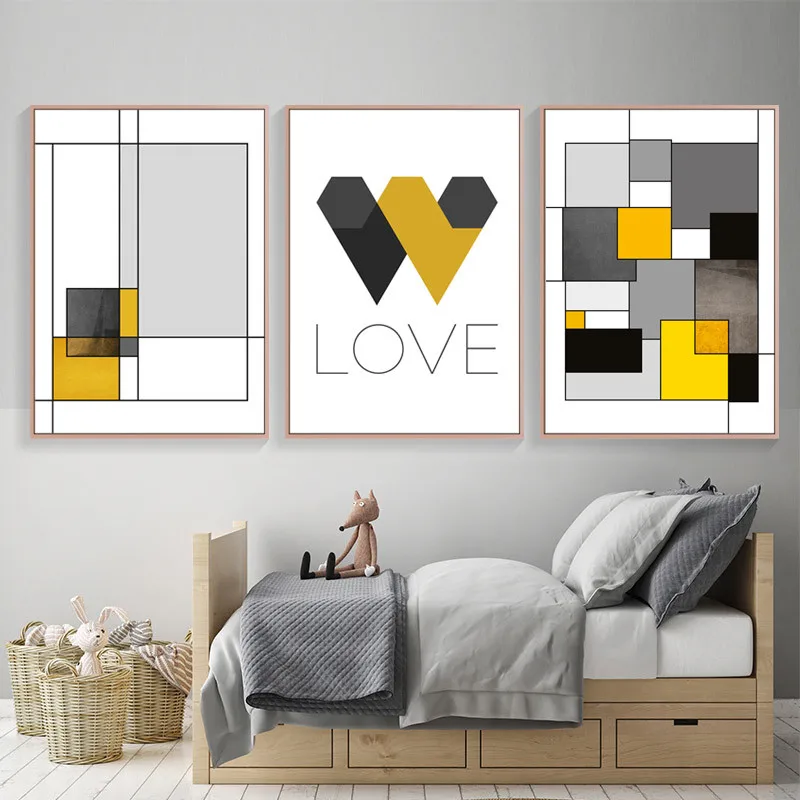 Love Geometry Heart Posters And Prints Abstract Wall Art Canvas Painting Wall Pictures For Living Room
Love Geometry Heart Posters And Prints Abstract Wall Art Canvas Painting Wall Pictures For Living Room