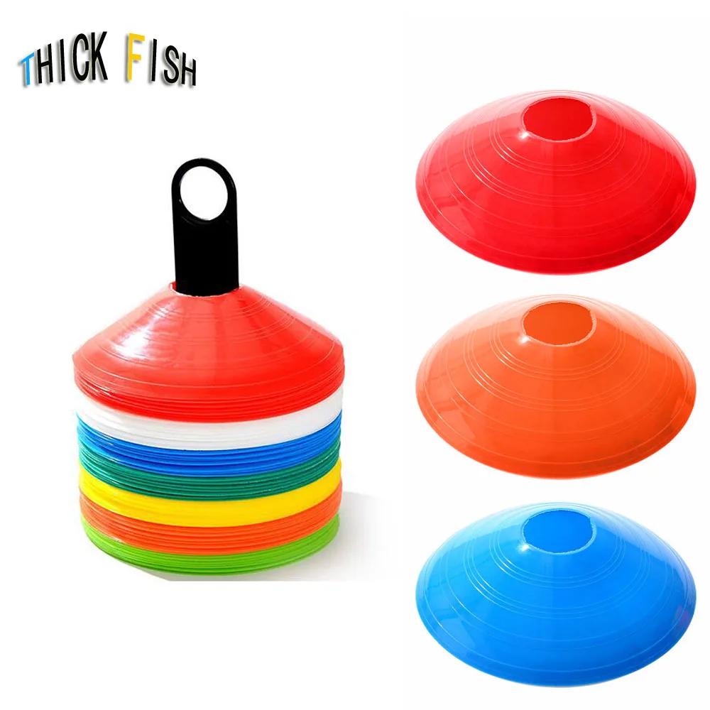 50pcs/Set Soft Disc Football Training Sign Dish Pressure Resistant Cones Marker Discs Marker Bucket PE Sports Accessories 5*20CM
50pcs/Set Soft Disc Football Training Sign Dish Pressure Resistant Cones Marker Discs Marker Bucket PE Sports Accessories 5*20CM