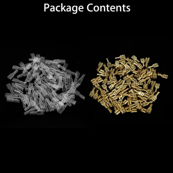 200pcs Female Spade Insulated Sleeves Wire Connectors Crimp Electrical Terminals 6.5mm Brass connector Terminal Connectors
200pcs Female Spade Insulated Sleeves Wire Connectors Crimp Electrical Terminals 6.5mm Brass connector Terminal Connectors
