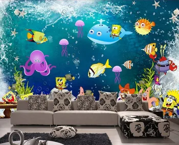 Photo wallpaper SpongeBob undersea world wallpapers mural cartoon children's room bedroom wallpaper mural
Photo wallpaper SpongeBob undersea world wallpapers mural cartoon children's room bedroom wallpaper mural