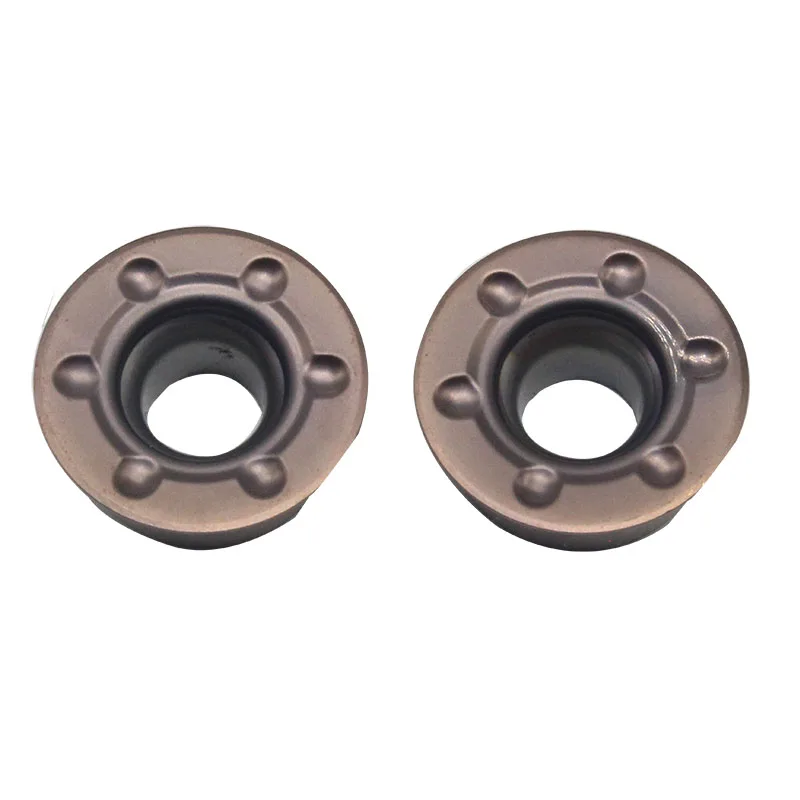RPMT1204MO 10pcs Special offer blade Bronze coating Carbide blade milling insert,numerical control lathe tool Suitable for steel
RPMT1204MO 10pcs Special offer blade Bronze coating Carbide blade milling insert,numerical control lathe tool Suitable for steel