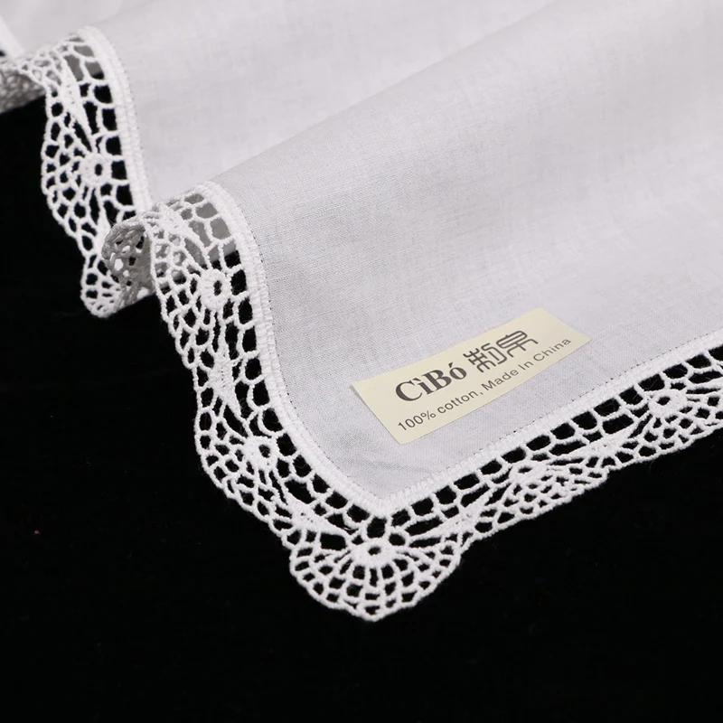 A017: White premium cotton lace handkerchiefs 12 piece/pack blank crochet hankies for women/ladies wedding handkerchief
A017: White premium cotton lace handkerchiefs 12 piece/pack blank crochet hankies for women/ladies wedding handkerchief