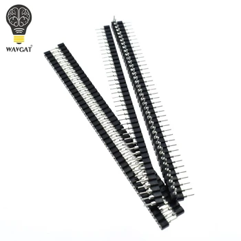 10PCS 2.54mm Pin Header Female Single Row 40 Pin 2.54mm Round Pin Connector 1x40 WAVGAT
10PCS 2.54mm Pin Header Female Single Row 40 Pin 2.54mm Round Pin Connector 1x40 WAVGAT